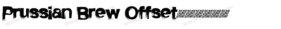 Prussian Brew Offset字体转换